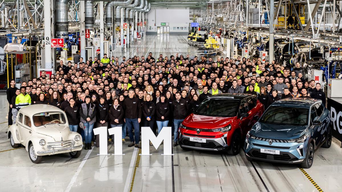 Renault fabrica 11 millones de coches en Valladolid