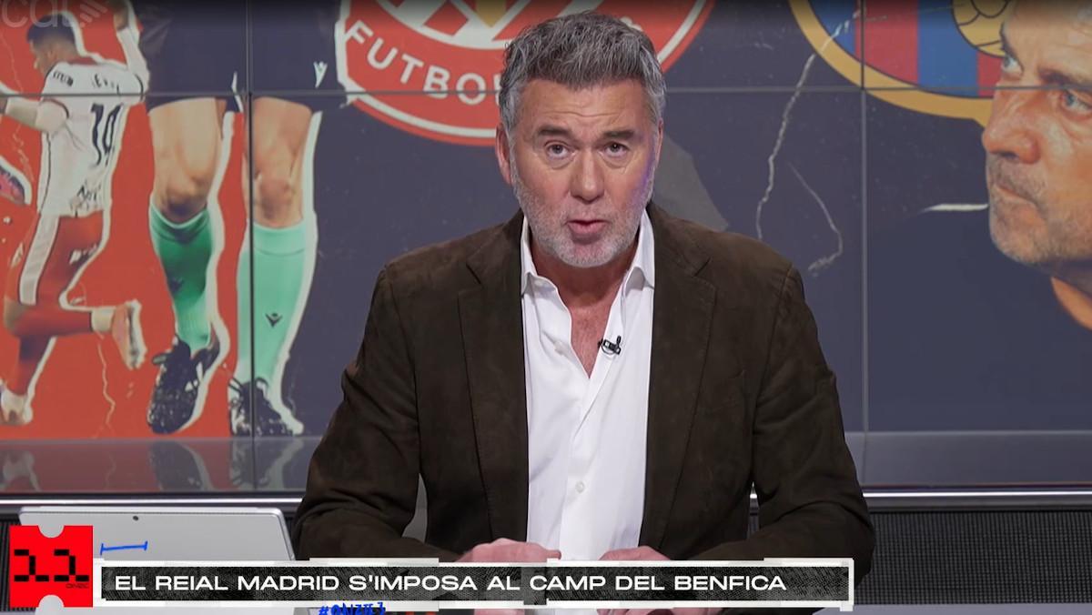 Xavi Valls, en el programa 'Onze'