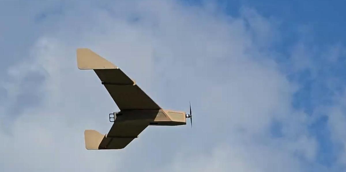 Un dron Papydrone durante unas pruebas realizadas para el ejército de Corea del Sur