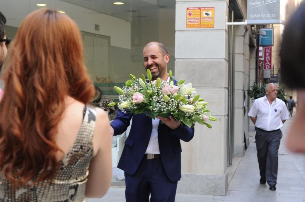 Primera boda en el Colegio Notarial de Murcia