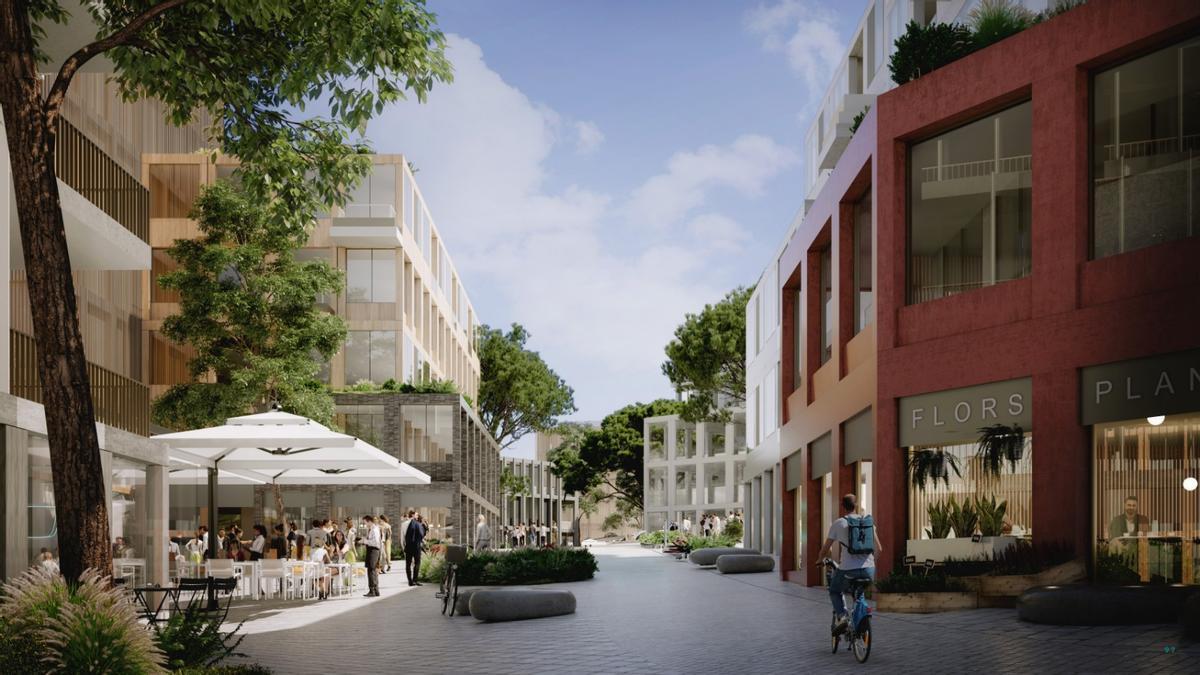 Render de cómo será el próximo barrio de Sant Cugat