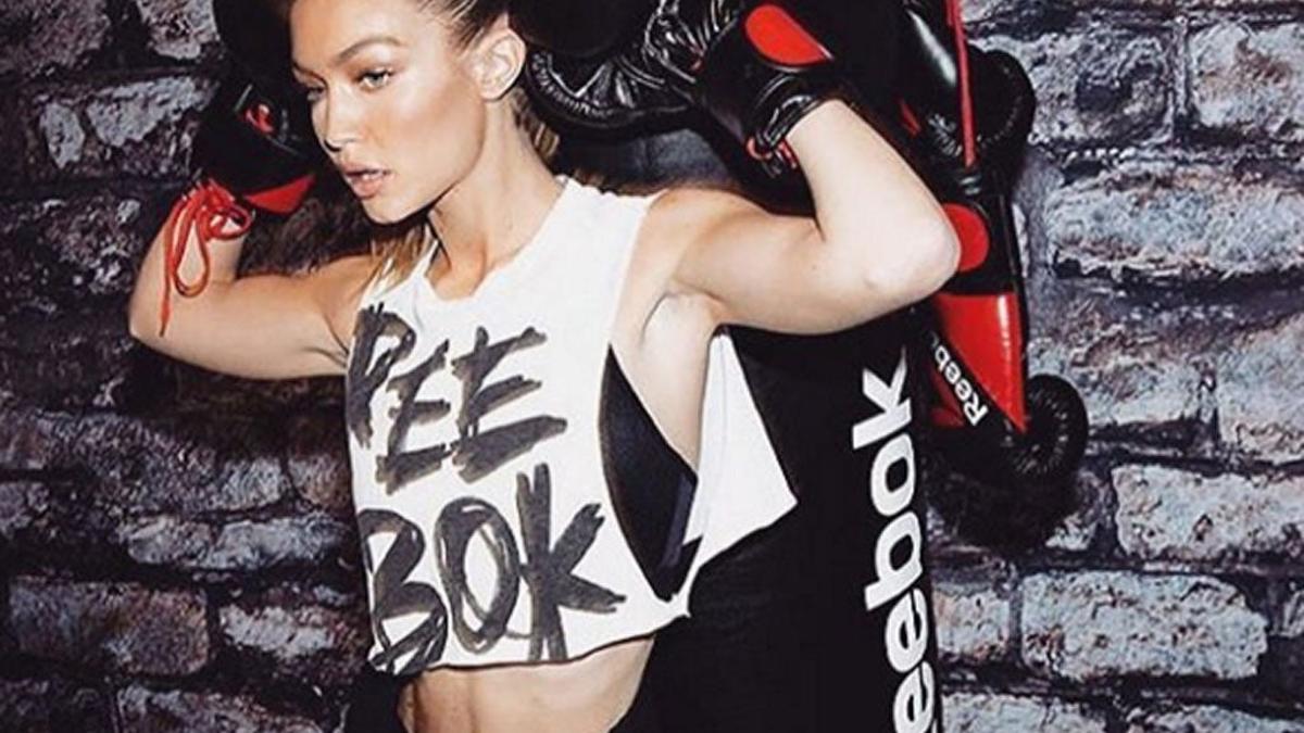 Gigi Hadid da imagen a la nueva colección de Reebok