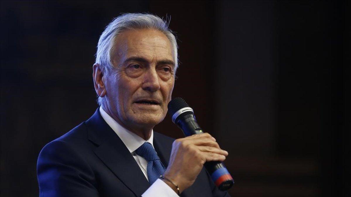 Gabriele Gravina, presidente de la Federación de Fútbol Italiana (FIGC)