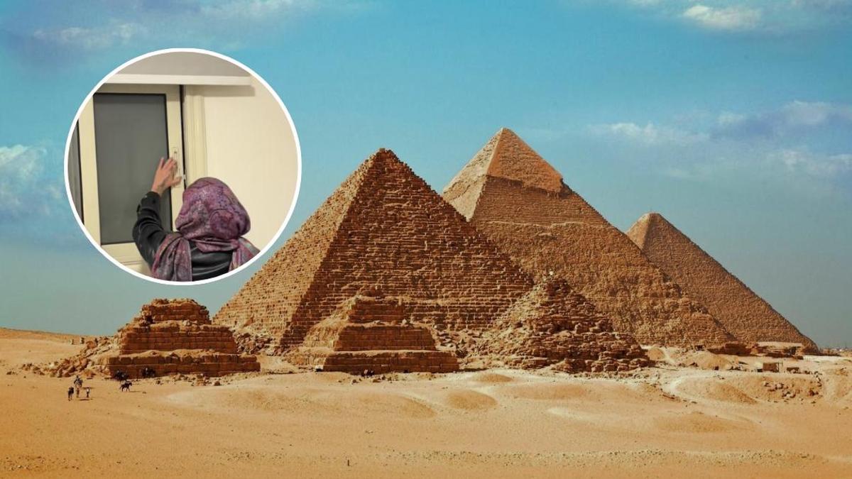 Alquila un apartamento en Egipto con vistas a las pirámides pero la realidad es otra muy distinta: "Nunca más"