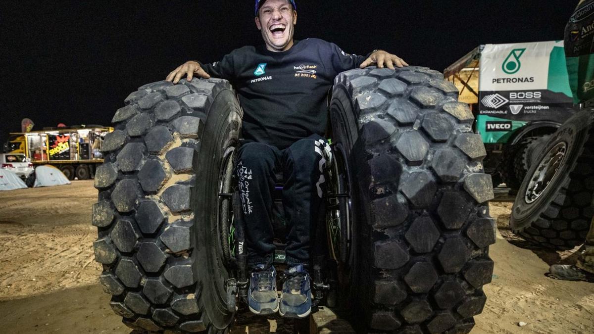 Albert Llovera, un héroe del Dakar