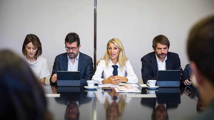 Yolanda Díaz pide negar ayudas a las comunidades que no regulen los precios del alquiler y crear un impuesto a herencias a partir de un millón de euros