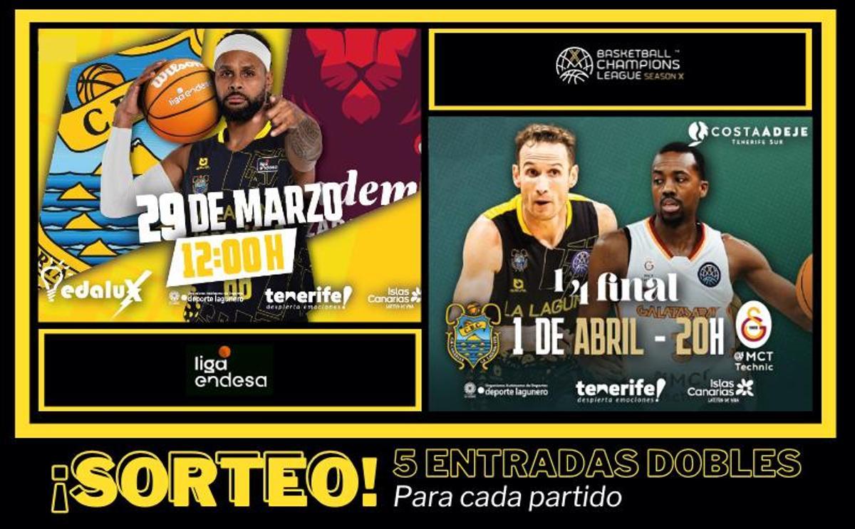 Casademont Zaragoza y al Galatasaray son los próximos rivales del La Laguna Tenerife