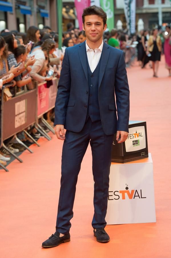 Nacho Montes en la presentación de 'Velvet Colección' en el Festval de Vitoria