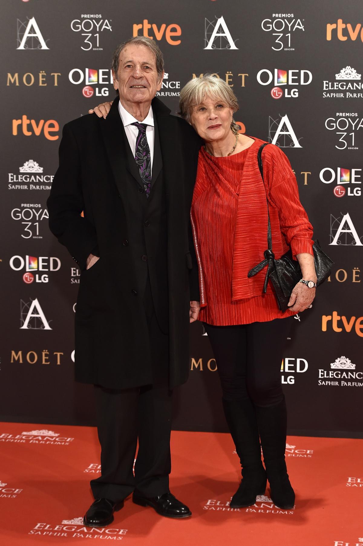José Manuel Cervino junto a su mujer, la también actriz Maite Blasco