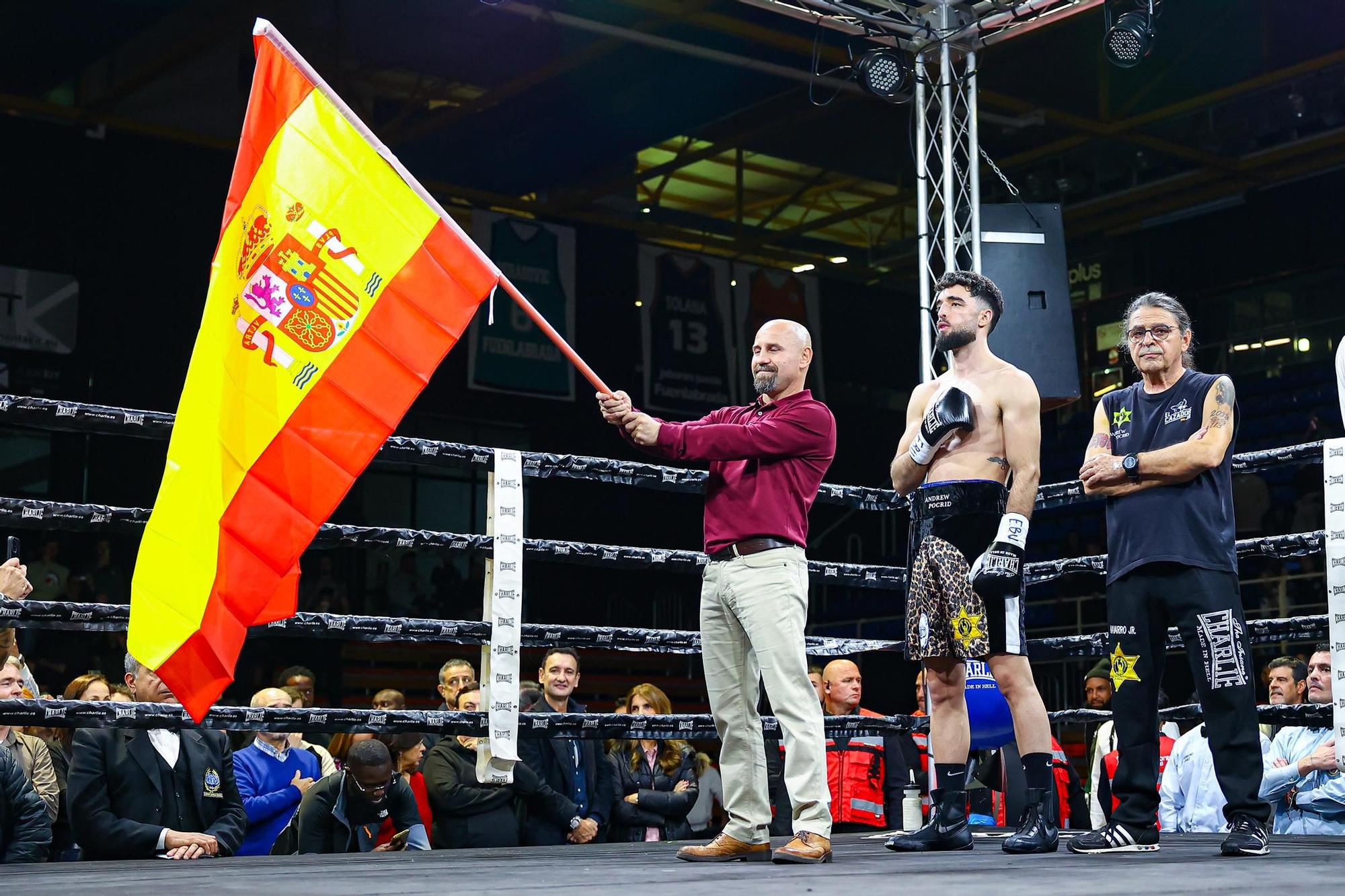 Las imágenes del combate entre El Cazador y Tamba por el Europeo Silver de boxeo