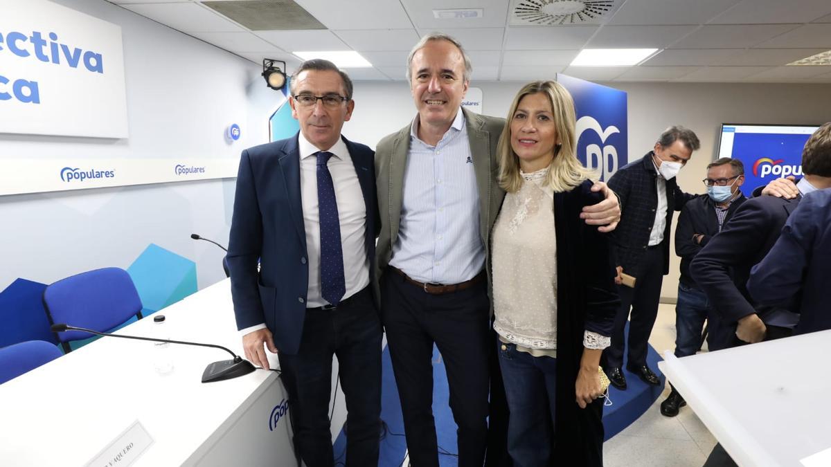 FOTOGALERÍA | Azcón anuncia su candidatura a la presidencia del PP en Aragón
