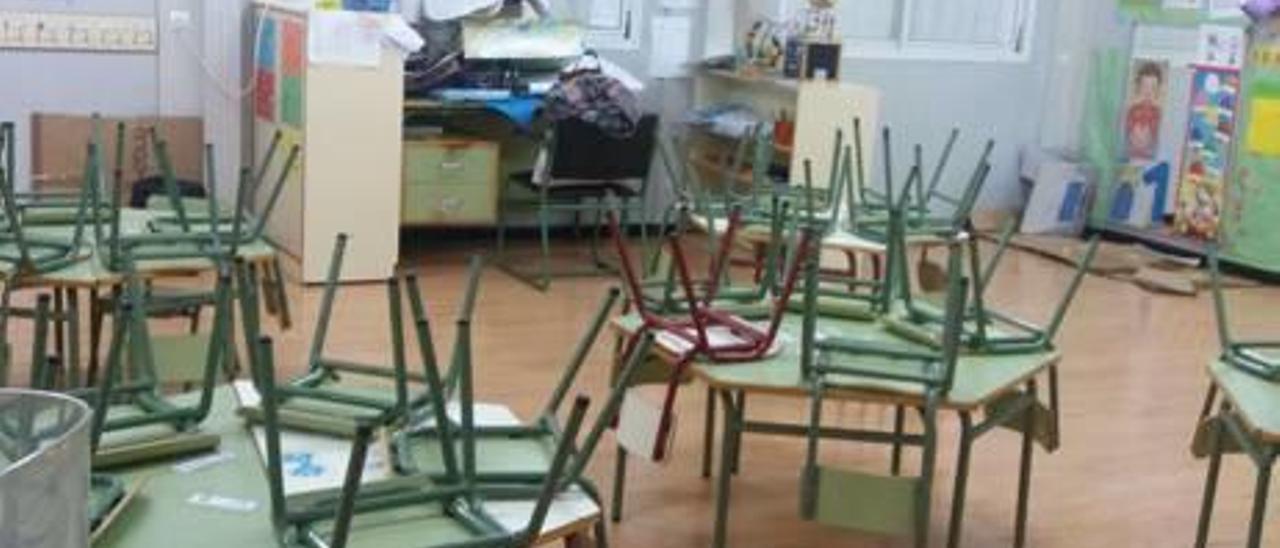 Orihuela 400 niños sin clase al inundarse sus barracones