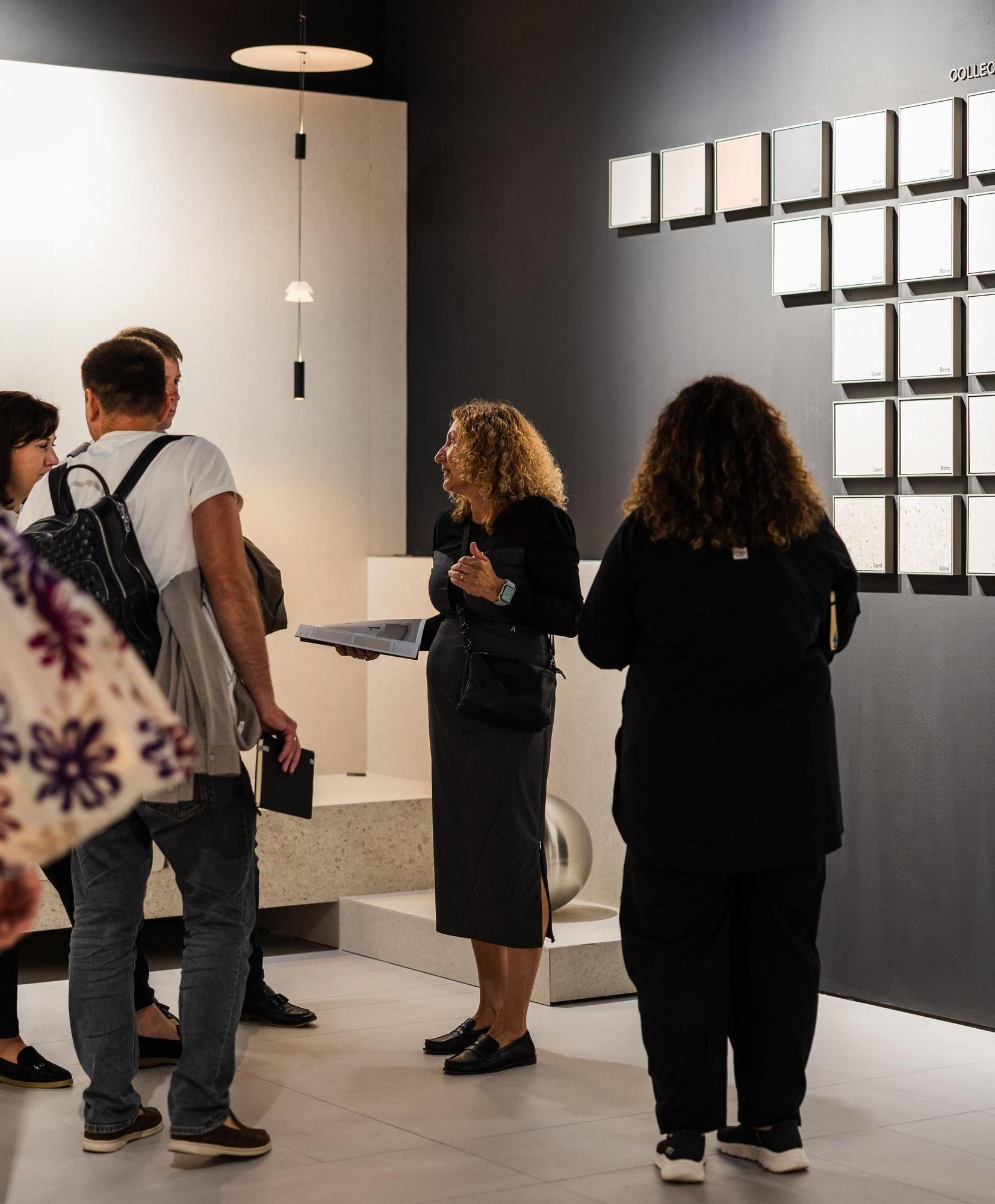 El estand de Cersaie, Argenta plantea una construcción generada desde su propia lógica.