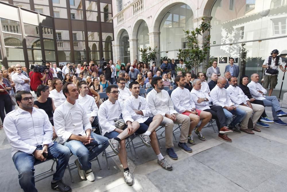 Acte de presentació de la gala Michelin 2017 a Girona