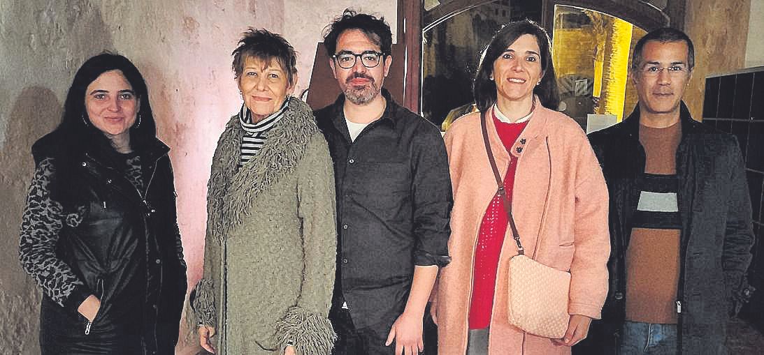 Laia Ventayol, Marita Cort, Patricio Álvarez, Ester Molina y Jorge Carabel.