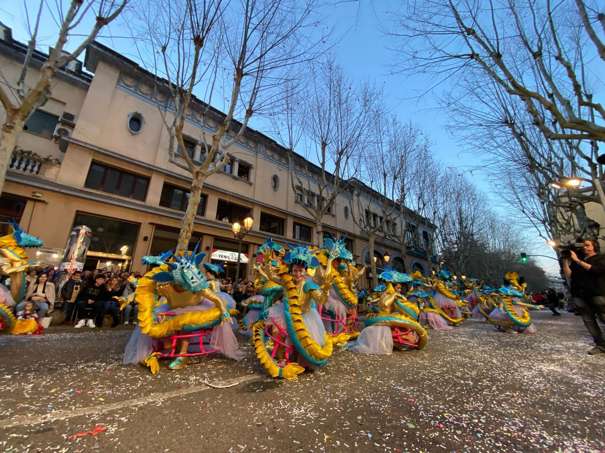 Un moment de la rua de Carnaval d'Olot