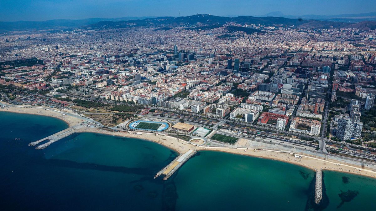 Vista aérea de Barcelona