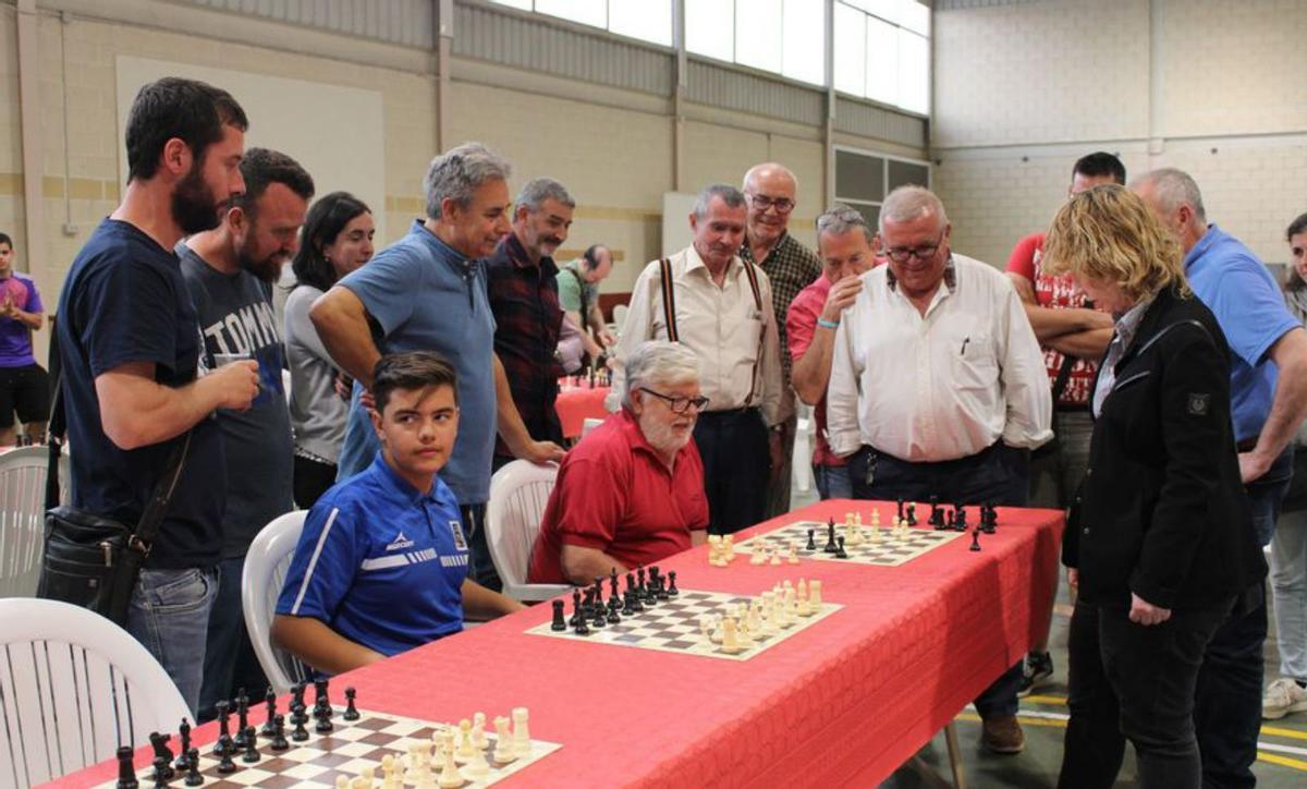 Rueda acogió una simultánea y al día siguiente el torneo de ajedrez. | SERVICIO ESPECIAL