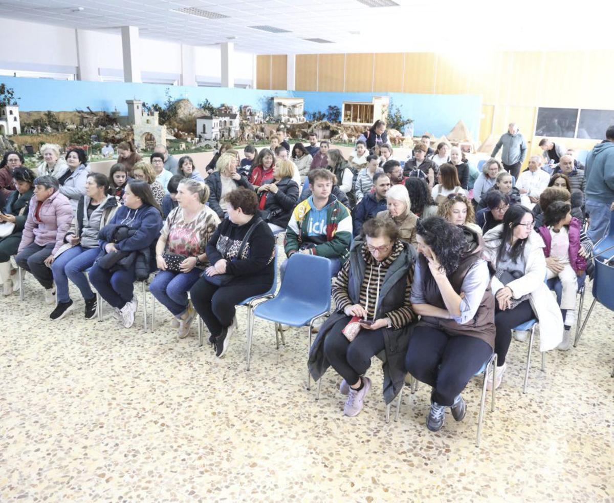 Asamblea del marisqueo a pie celebrada ayer en Vilanova.
