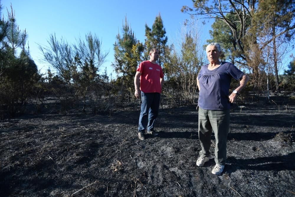 Incendios en Galicia | Afectados por el fuego en Cotobade: "Si arde así en marzo, no sé qué pasará en agosto"