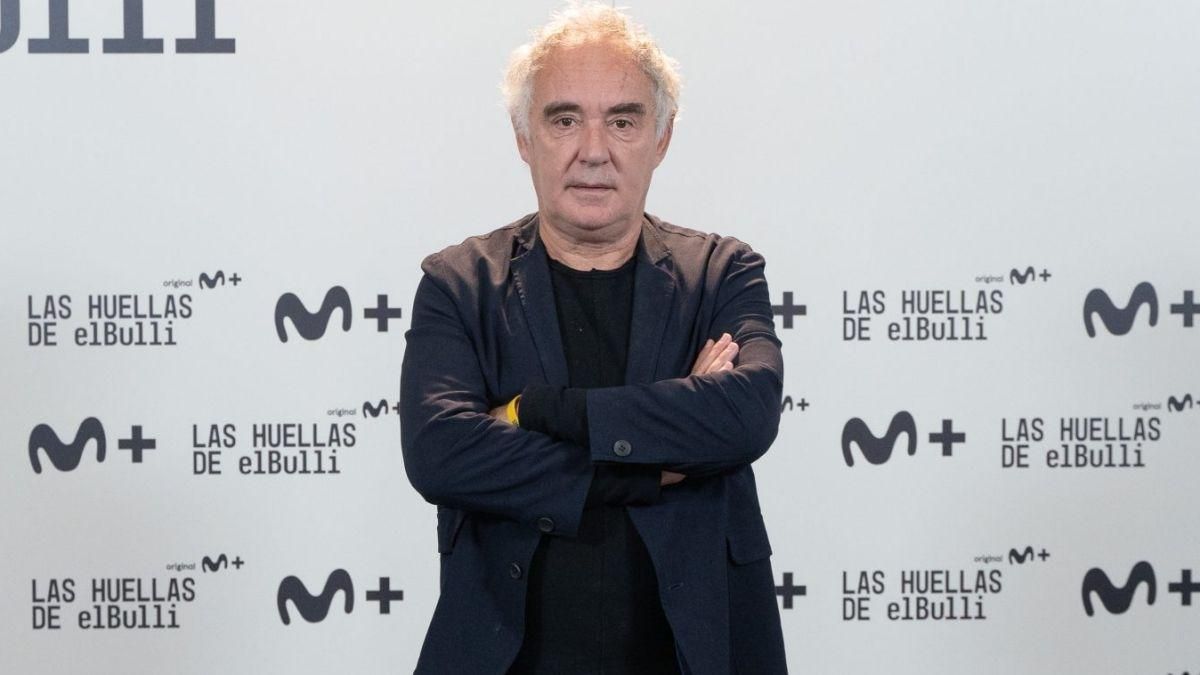 Ferran Adriá en la presentación de ’Las huellas de elBulli’.