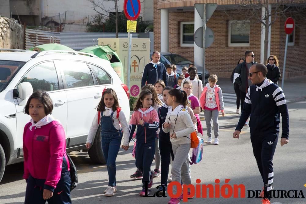 Marcha en el Día del Cáncer Infantil en Caravaca