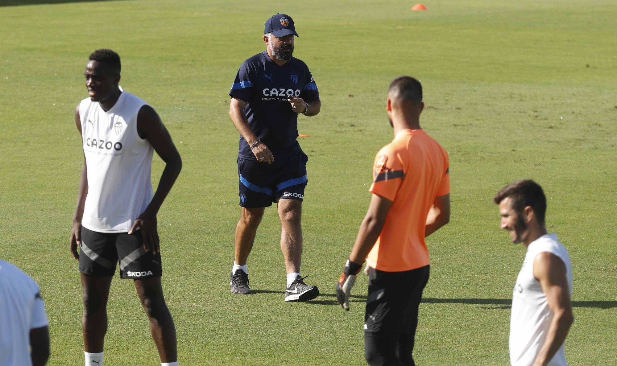 Entrenamiento previo a la segunda jornada de Laliga frente al Athletic de Bilbao