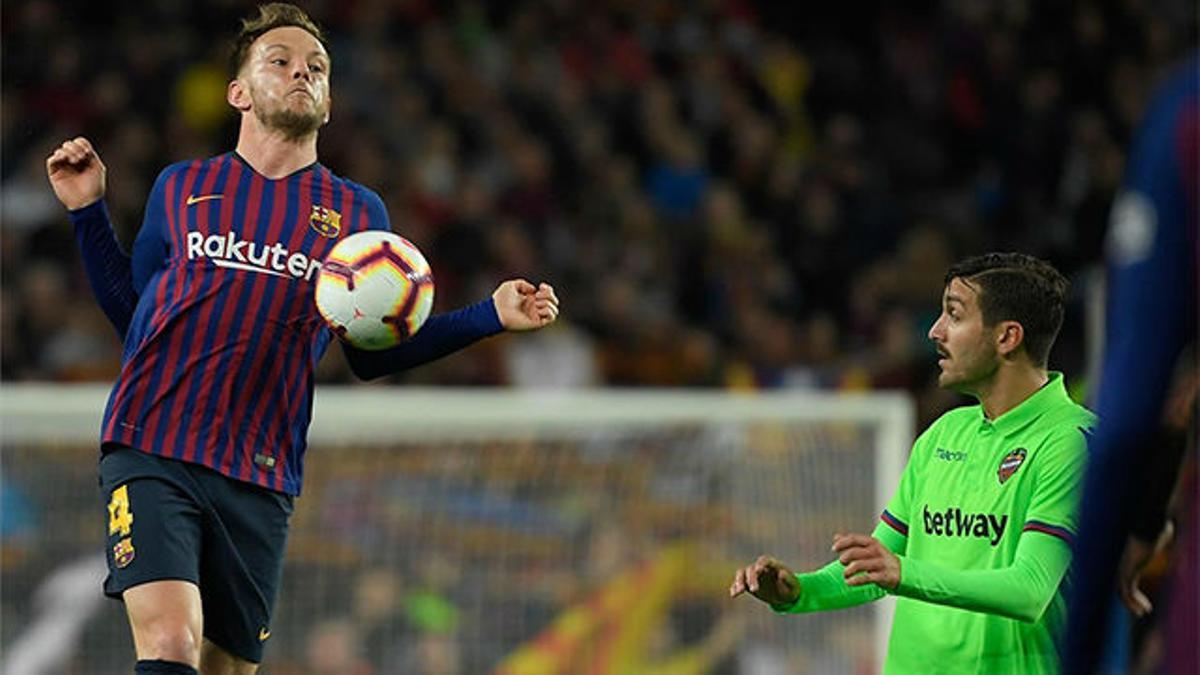 Rakitic vio la quinta amarilla y no jugará ante el Celta