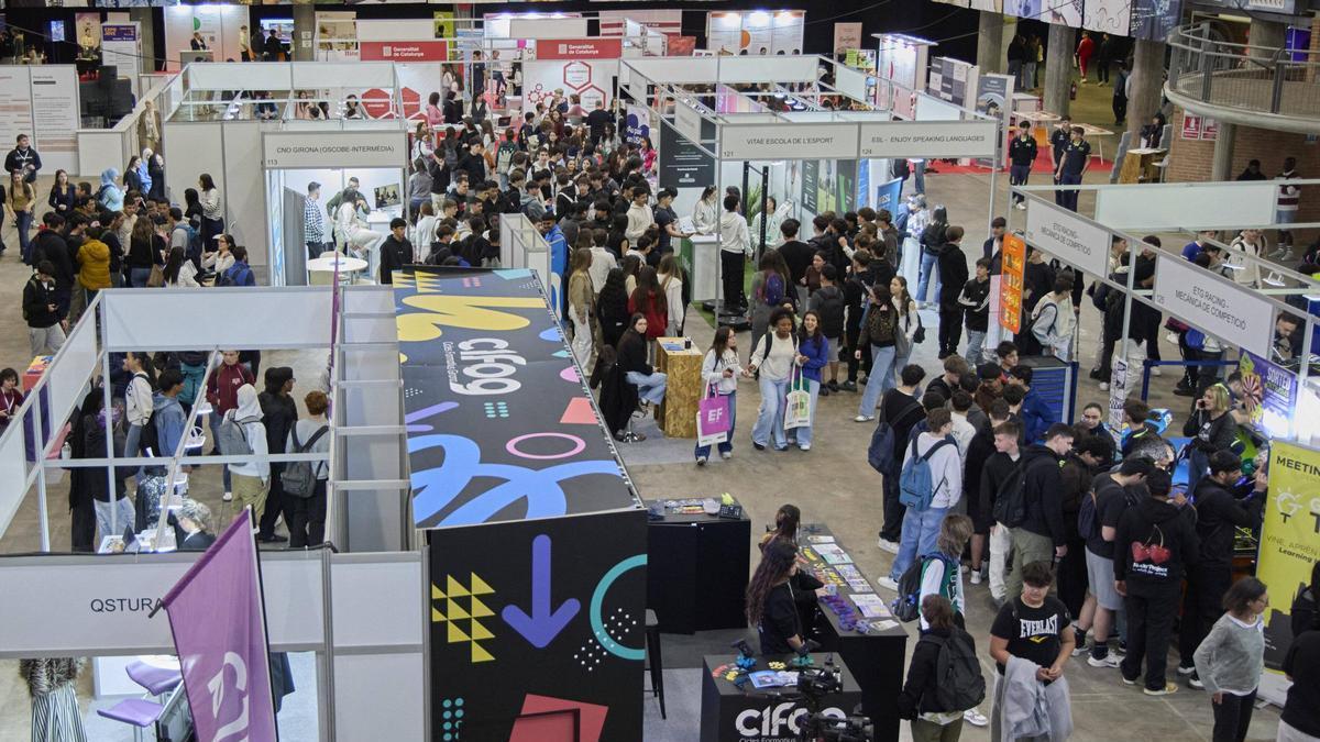 L’ExpoJove ha reunit milers d’estudiants al Palau de Fires de Girona durant quatre dies.