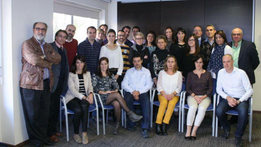 Los alumnos del primer curso organizado por el Colegio Oficial de Administradores de Fincas de Alicante