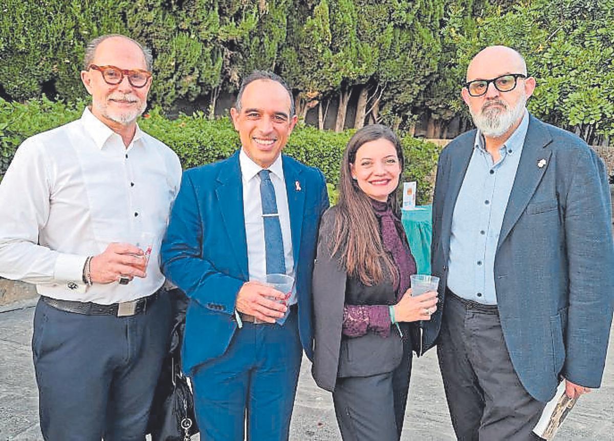 Luis Tous, José Alejandro Rodríguez, Liset Méndez y Antelm Pujol.