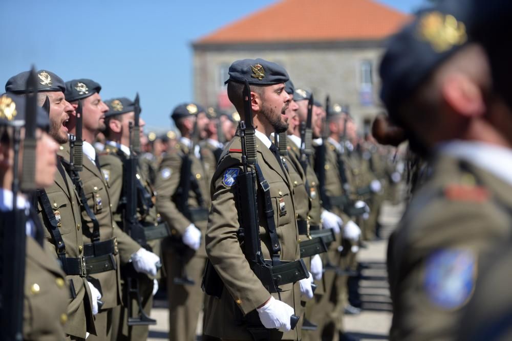 Durante un acto militar que tuvo lugar en la Base General Morillo de Figueirido