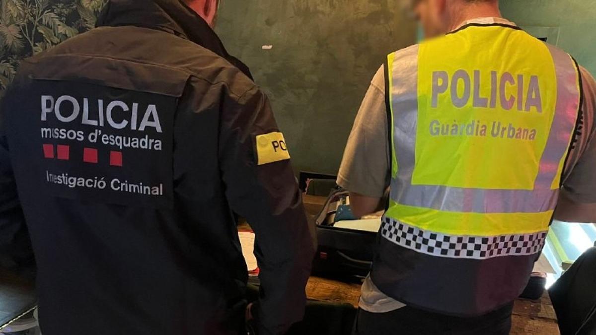 Dispositivo conjunto con Mossos d'Esquadra y Guardia Urbana de Barcelona