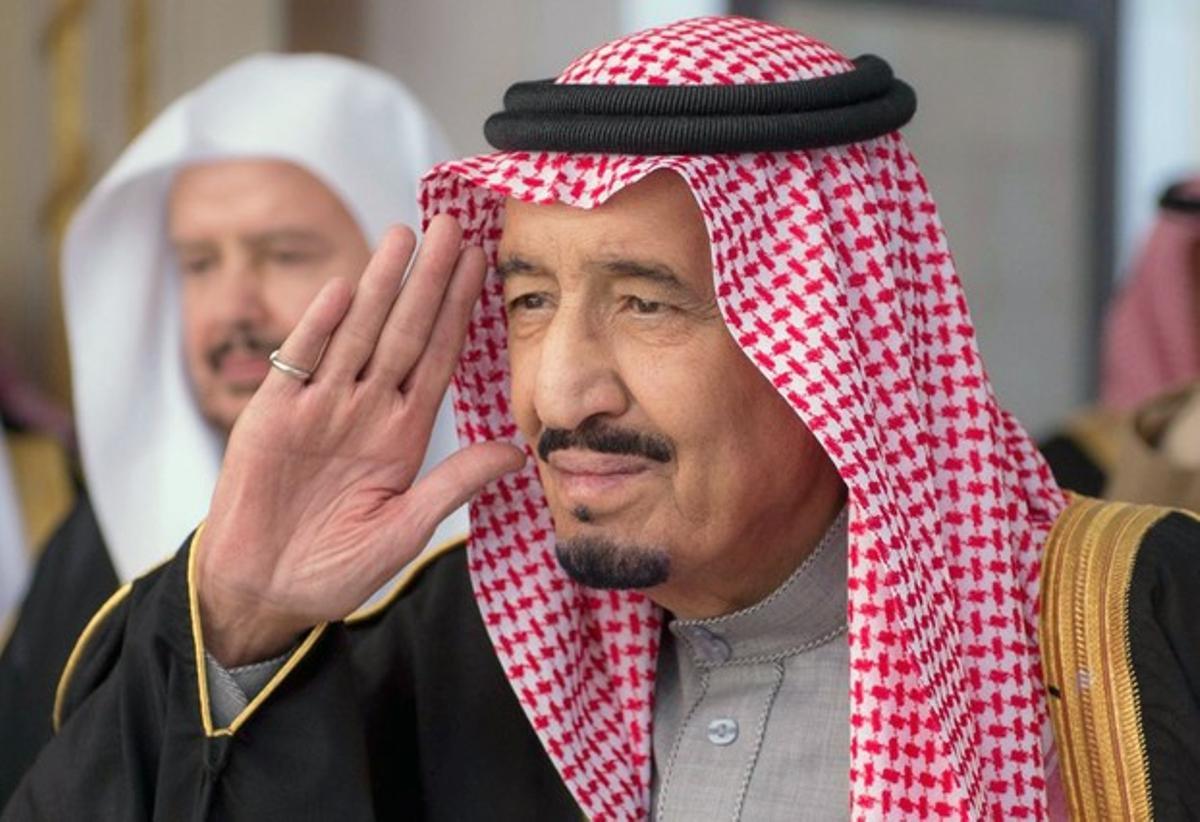 El príncep Salman bin abdul-Aziz, nou rei de l’Aràbia Saudita, el 6 de gener passat a Riad.