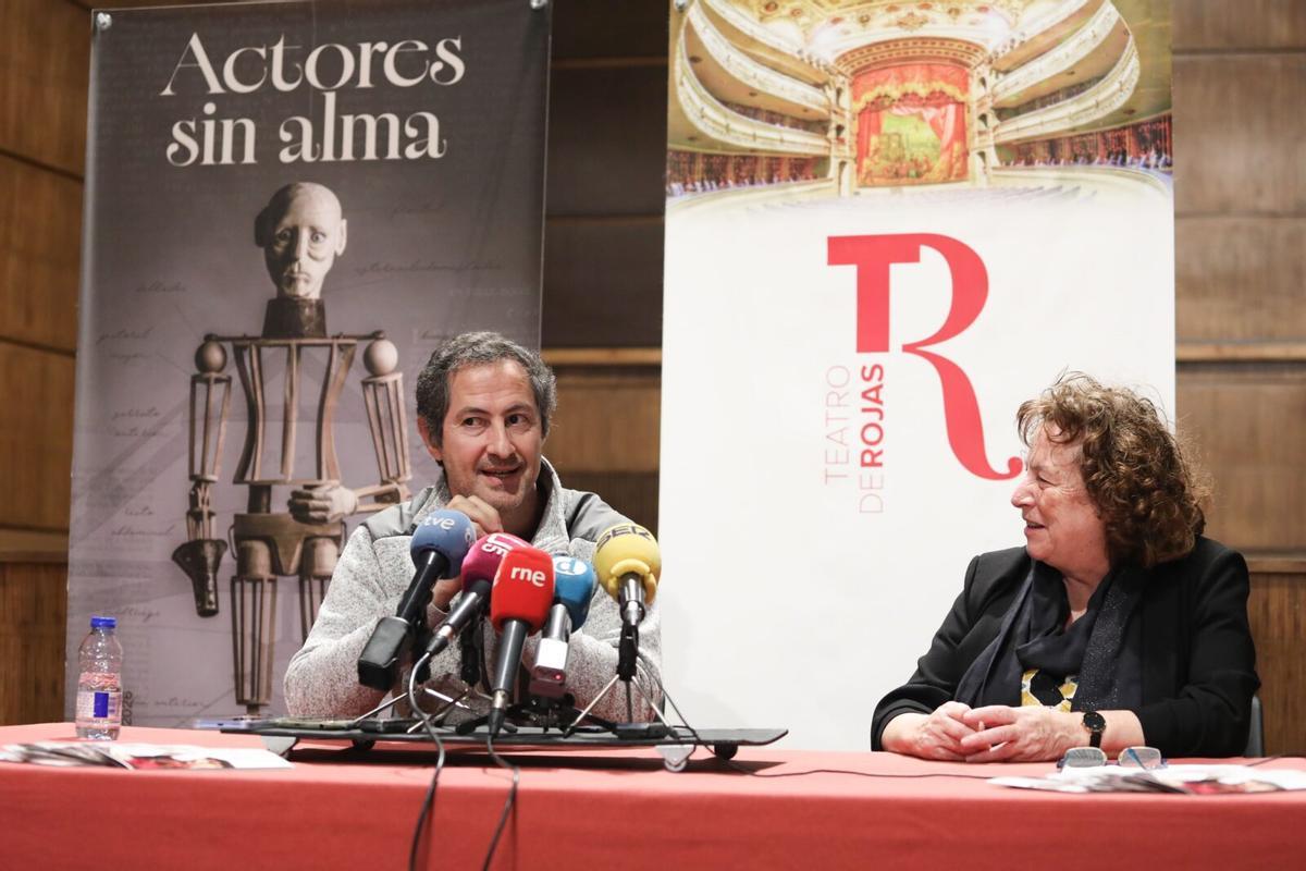 Anuncio exposición 'Actores sin alma' en el Teatro de Rojas
