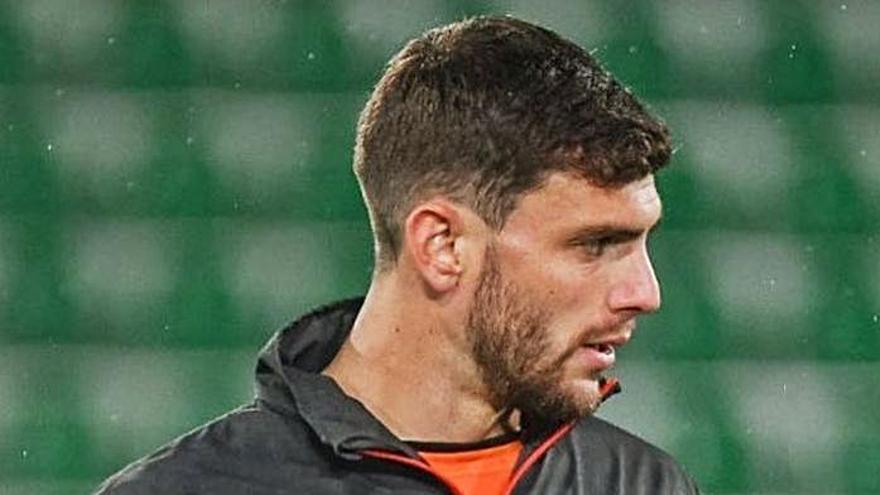 Lucas Boyé y Guido Carrillo, durante un entrenamiento con el Elche. |