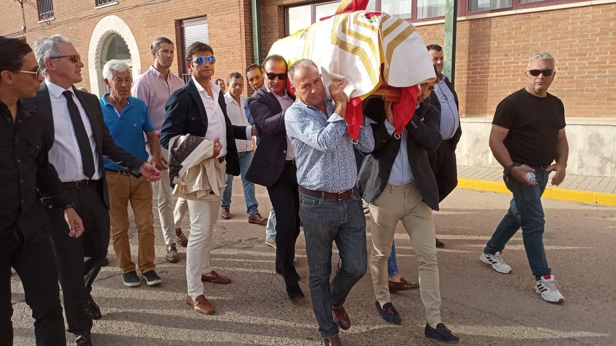 Funeral de Andrés Vázquez en Villalpando.