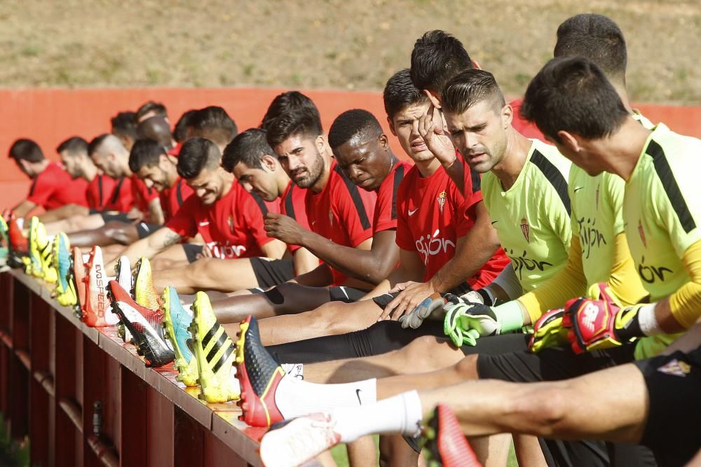 Entrenamiento del Sporting