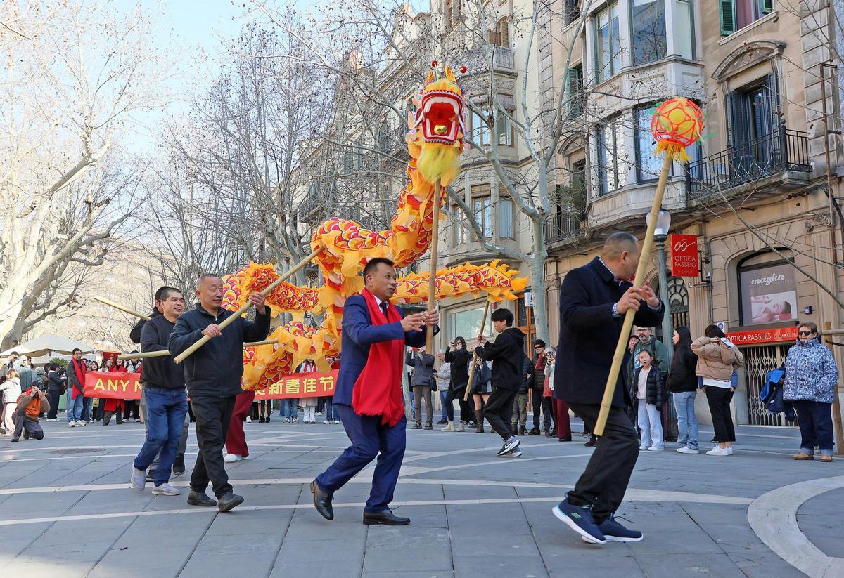 Celebració de la comunitat xinesa de Manresa, el cap de setmana passat