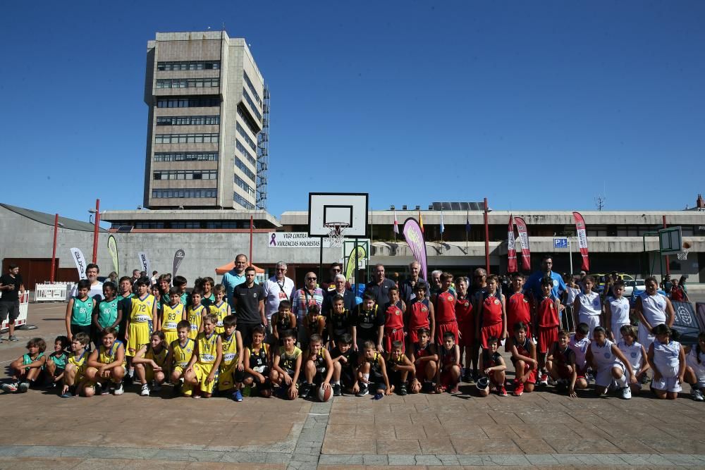 El torneo alevín, aperitivo del partido entre el Obradoiro y el Alba Berlín.