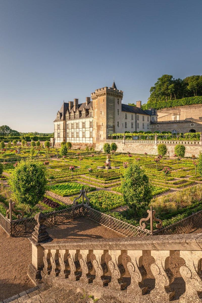 Castillo y jardines de Villandry valle del Loira