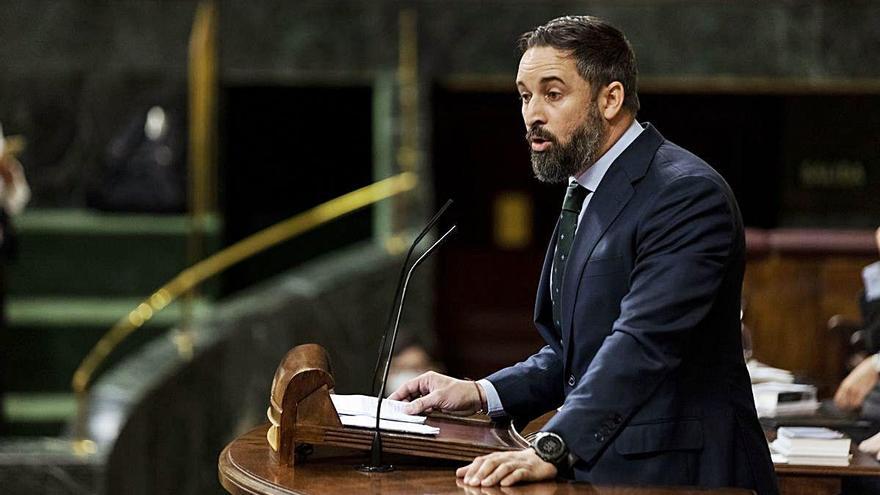 Abascal va demanar suport al PP en la moció de censura