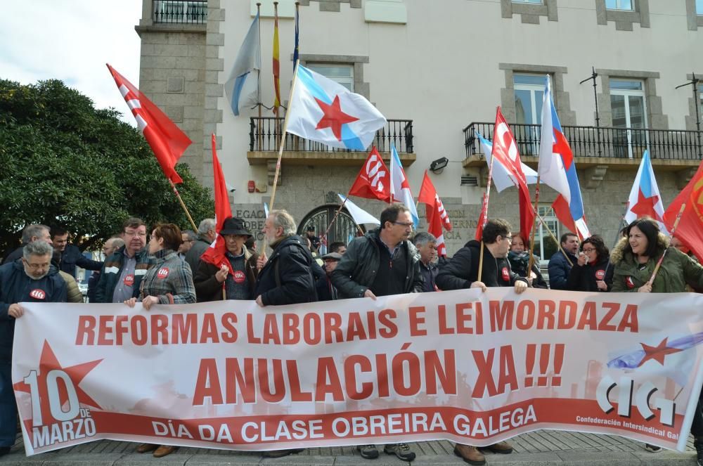 Protesta en A Coruña contra la reforma laboral