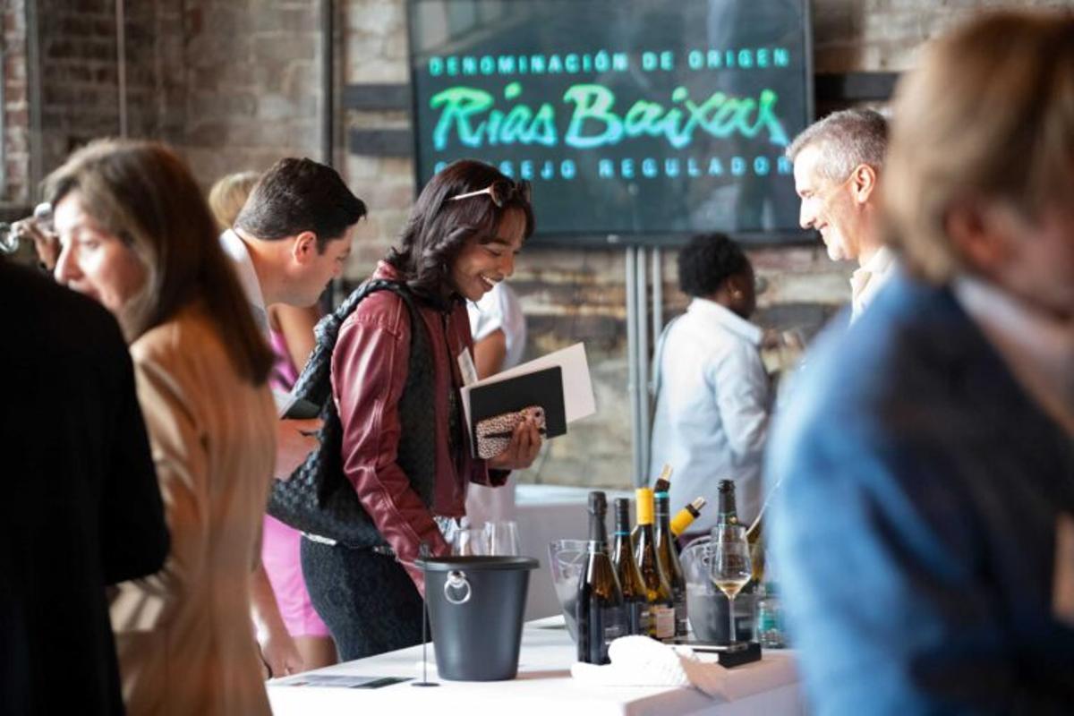 Un acto promocional de la DO Rías Baixas en Estados Unidos.