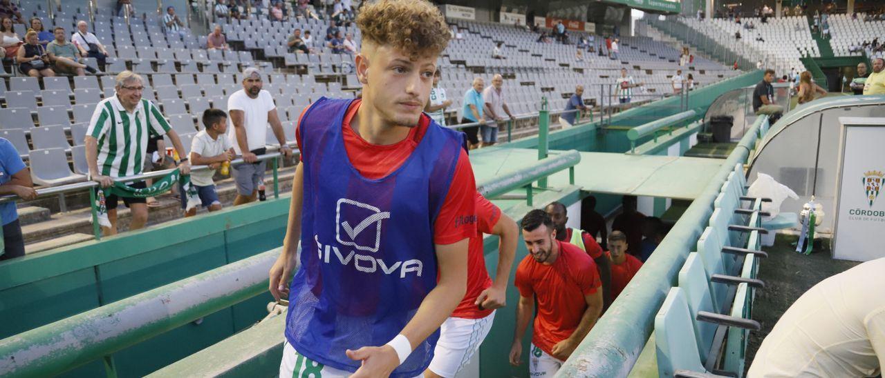 Simo Bouzaidi, jugador del Córdoba CF, en El Arcángel.