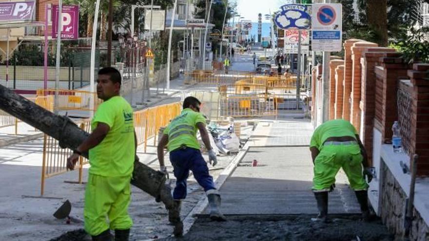 Las obras en Orts Llorca encaran su recta final.