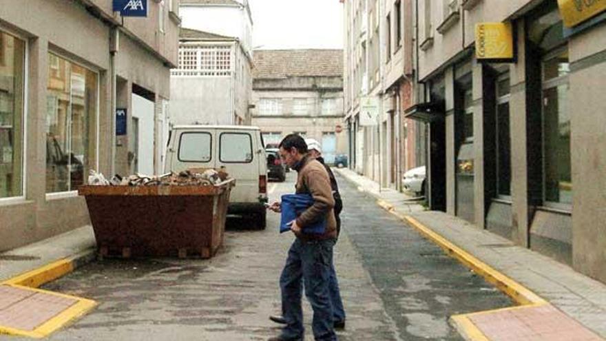 Una vista de la calle P, situada entre F y Buenos Aires.