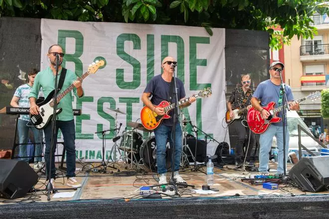 El grupo S. A. M. tocando en el B-Side Festival de 2023