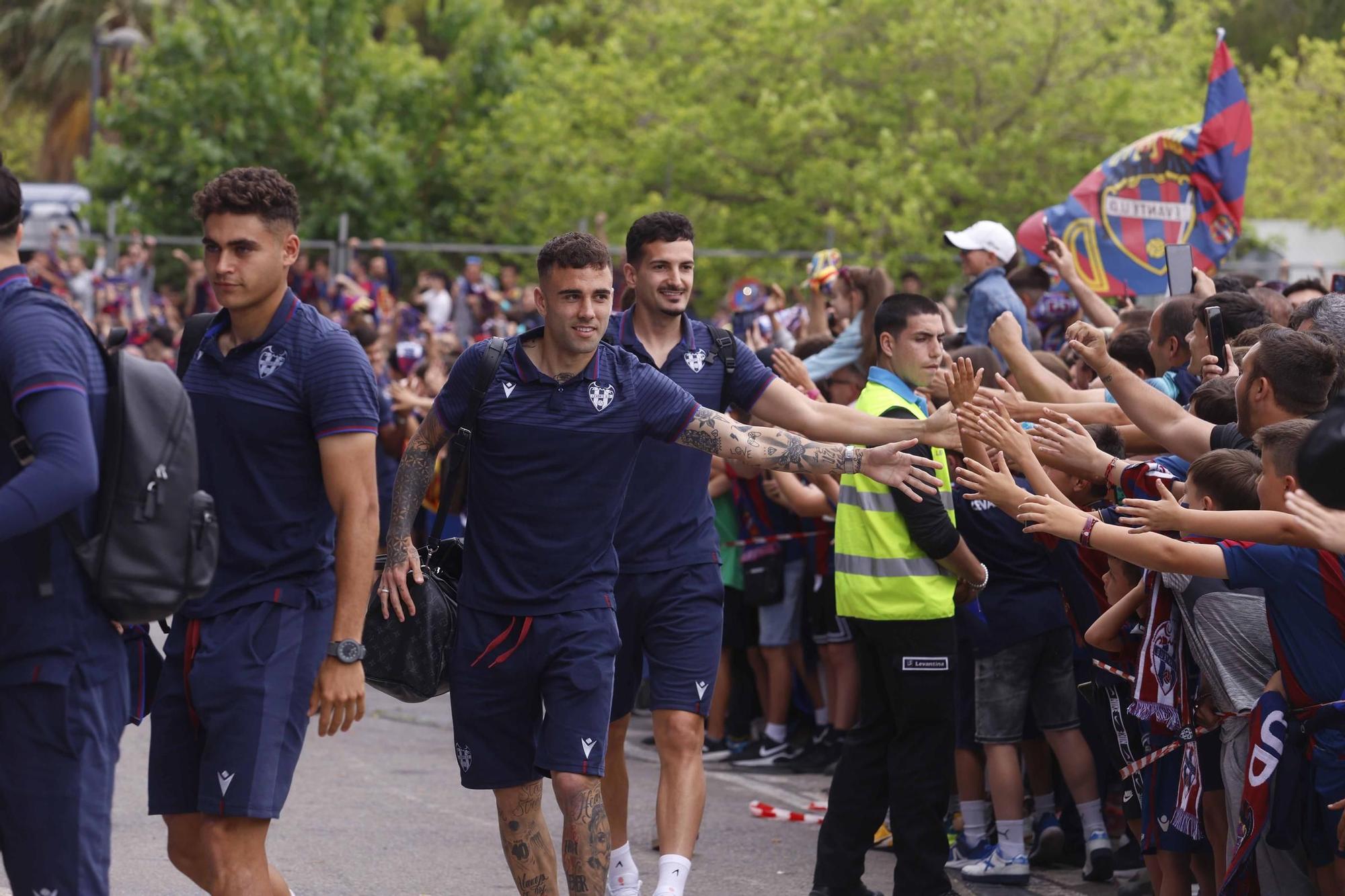 Así fue la emocionante recepción al Levante UD