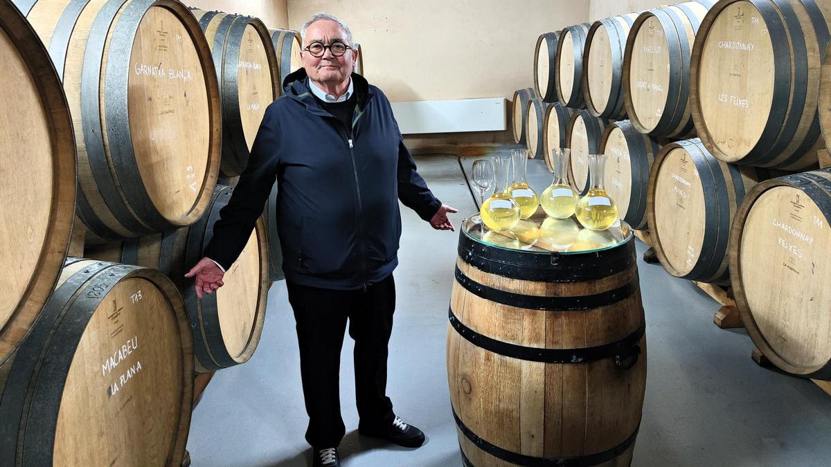 Siscu Martí, en la bodega Ca N'Estruc.